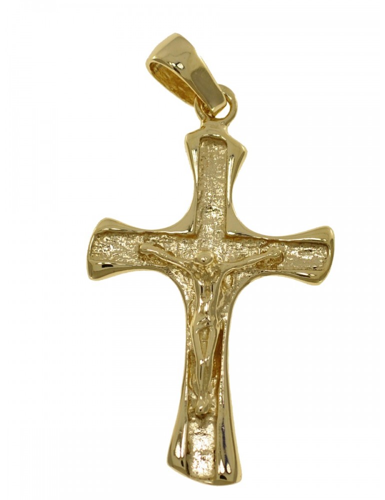 ZŁOTY KRZYŻYK Z JEZUSEM CHRYSTUSEM PR. 585