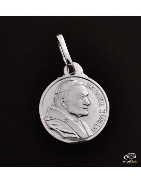 SREBRNY MEDALIK Z PAPIEŻEM JAN PAWEŁ II PR. 925
