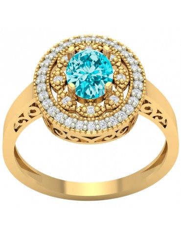 ZŁOTY PIERŚCIONEK OZDOBNY...