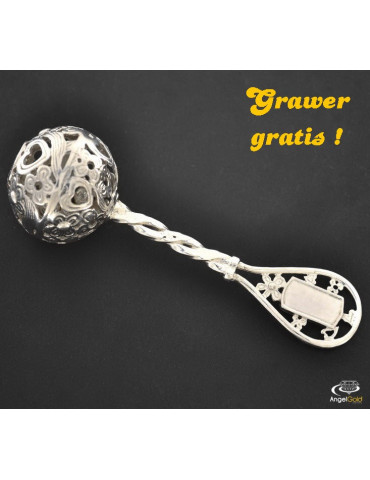 SREBRNA GRZECHOTKA NA CHRZEST DZIECKA PR. 925 GRAWER GRATIS!