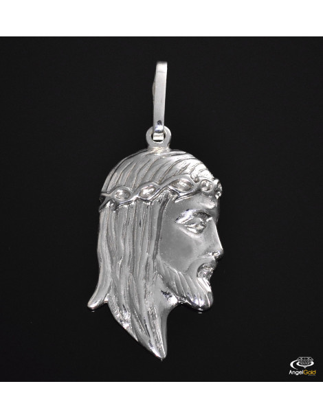 SREBRNY MEDALIK GŁOWA JEZUSA PR. 925