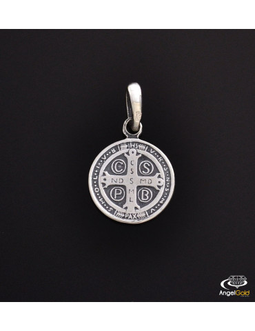 SREBRNY MEDALIK ŚWIĘTY BENEDYKT PR. 925