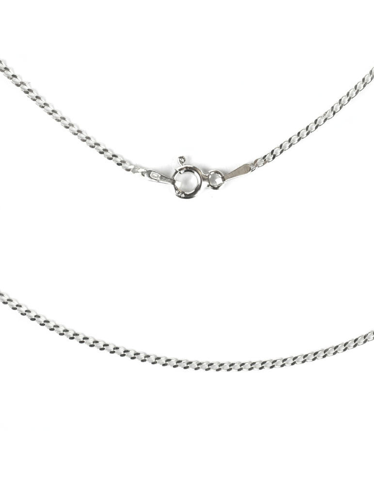 SREBRNY ŁAŃCUSZEK PANCERKA 45CM PR. 925