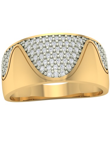 SZEROKI PIERŚCIONEK Z...