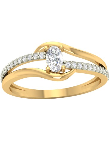 PIERŚCIONEK Z ŻÓŁTEGO ZŁOTA...