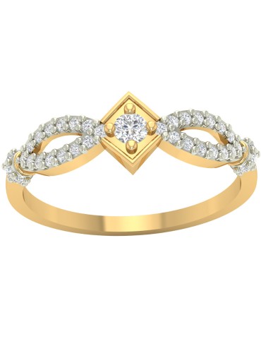 PIERŚCIONEK Z ŻÓŁTEGO ZŁOTA...