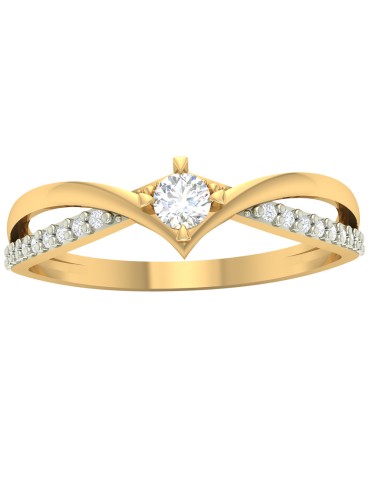 PIERŚCIONEK Z ŻÓŁTEGO ZŁOTA...