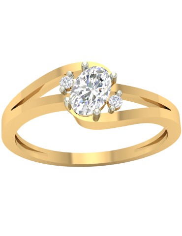 PIERŚCIONEK Z ŻÓŁTEGO ZŁOTA...