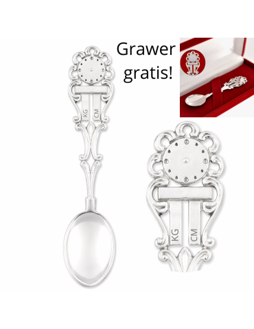 SREBRNA ŁYŻECZKA NA CHRZEST...