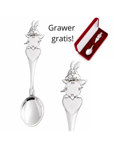 SREBRNA ŁYŻECZKA NA CHRZEST...