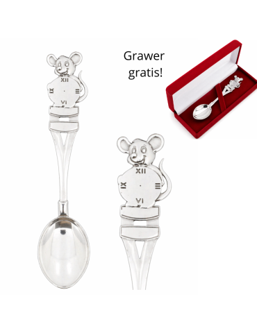 SREBRNA ŁYŻECZKA NA CHRZEST...