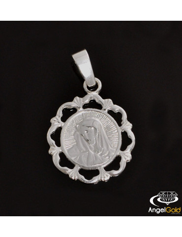 SREBRNY MEDALIK Z MATKĄ BOSKĄ PR. 925 