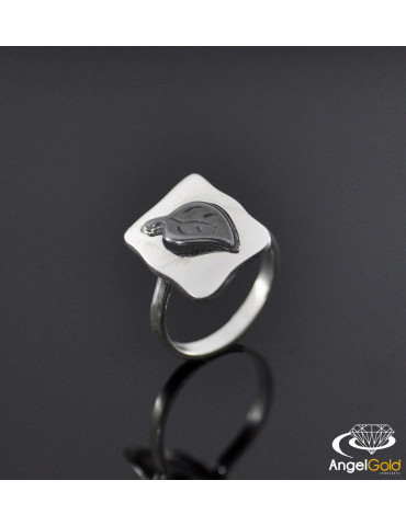 SREBRNY KOMPLET LISTKI PR. 925