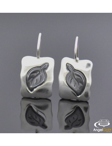 SREBRNY KOMPLET LISTKI PR. 925