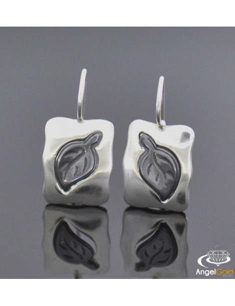 SREBRNY KOMPLET LISTKI PR. 925