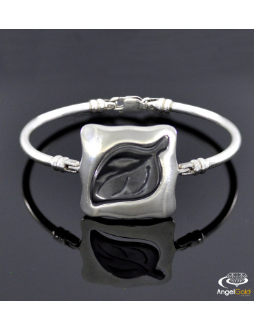 SREBRNY KOMPLET LISTKI PR. 925