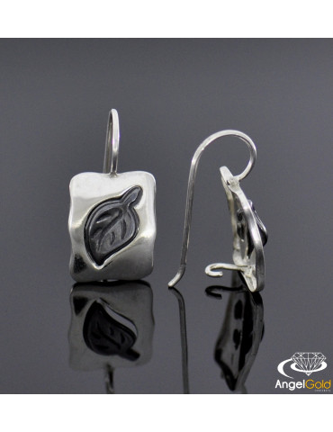 SREBRNY KOMPLET LISTKI PR. 925