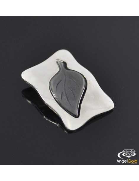 SREBRNY KOMPLET LISTKI PR. 925