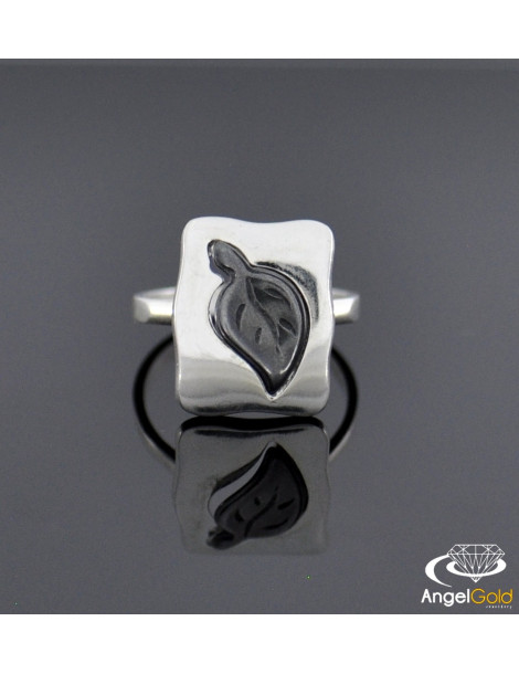 SREBRNY KOMPLET LISTKI PR. 925