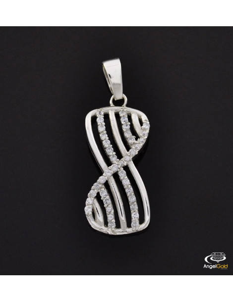 SREBRNY KOMPLET Z CYRKONIAMI PR. 925