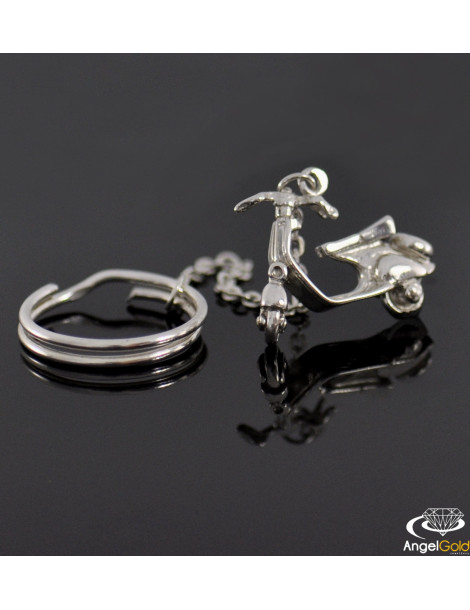 SREBRNY BRELOK DO KLUCZY SKUTER PR. 925