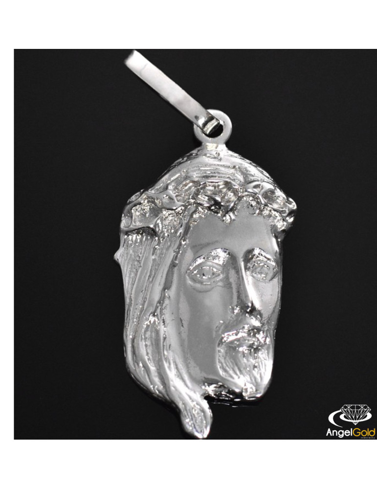 SREBRNY MEDALIK GŁOWA JEZUSA PR. 925