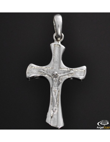 SREBRNY KRZYŻ Z UKRZYŻOWANYM JEZUSEM PR. 925