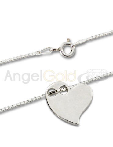 SREBRNY NASZYJNIK GWIAZD SERDUSZKO SERCE CELEBRYTKA PR. 925 + GRAWER