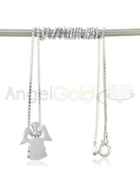 SREBRNY KOMPLET CELEBRYTKI ANIOŁKI PR. 925 + GRAWER GRATIS!